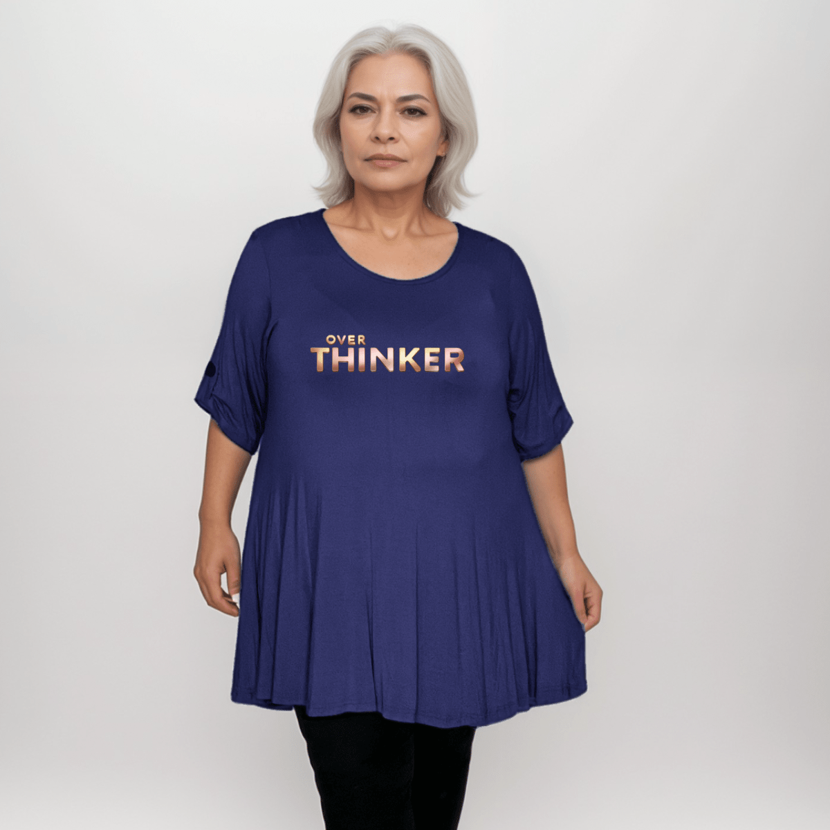 Swing Top with “Over Thinker” Logo - FullFab