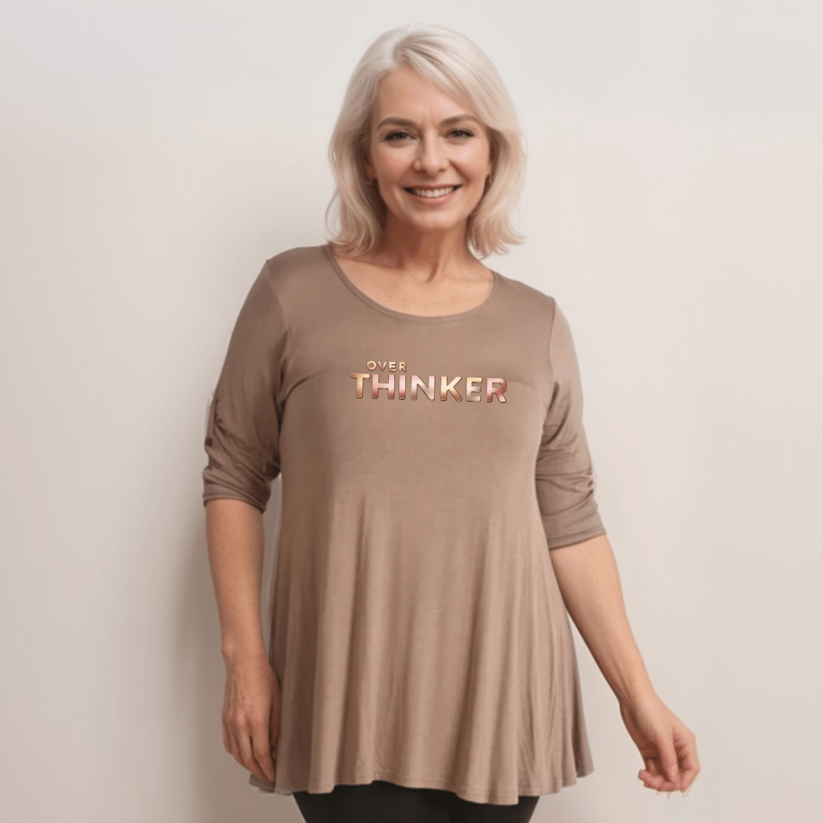 Swing Top with “Over Thinker” Logo - FullFab