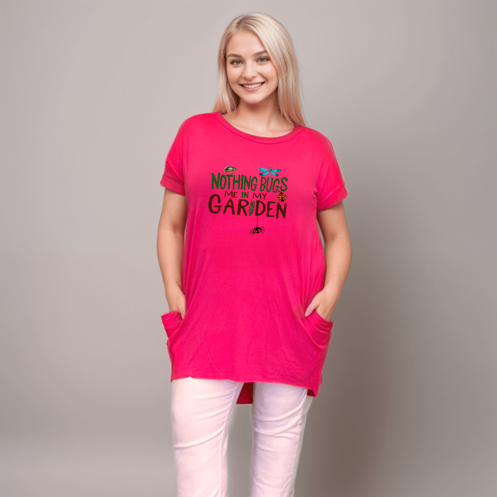 “Nothing Bugs Me” Long Pocket T-Shirt - FullFab