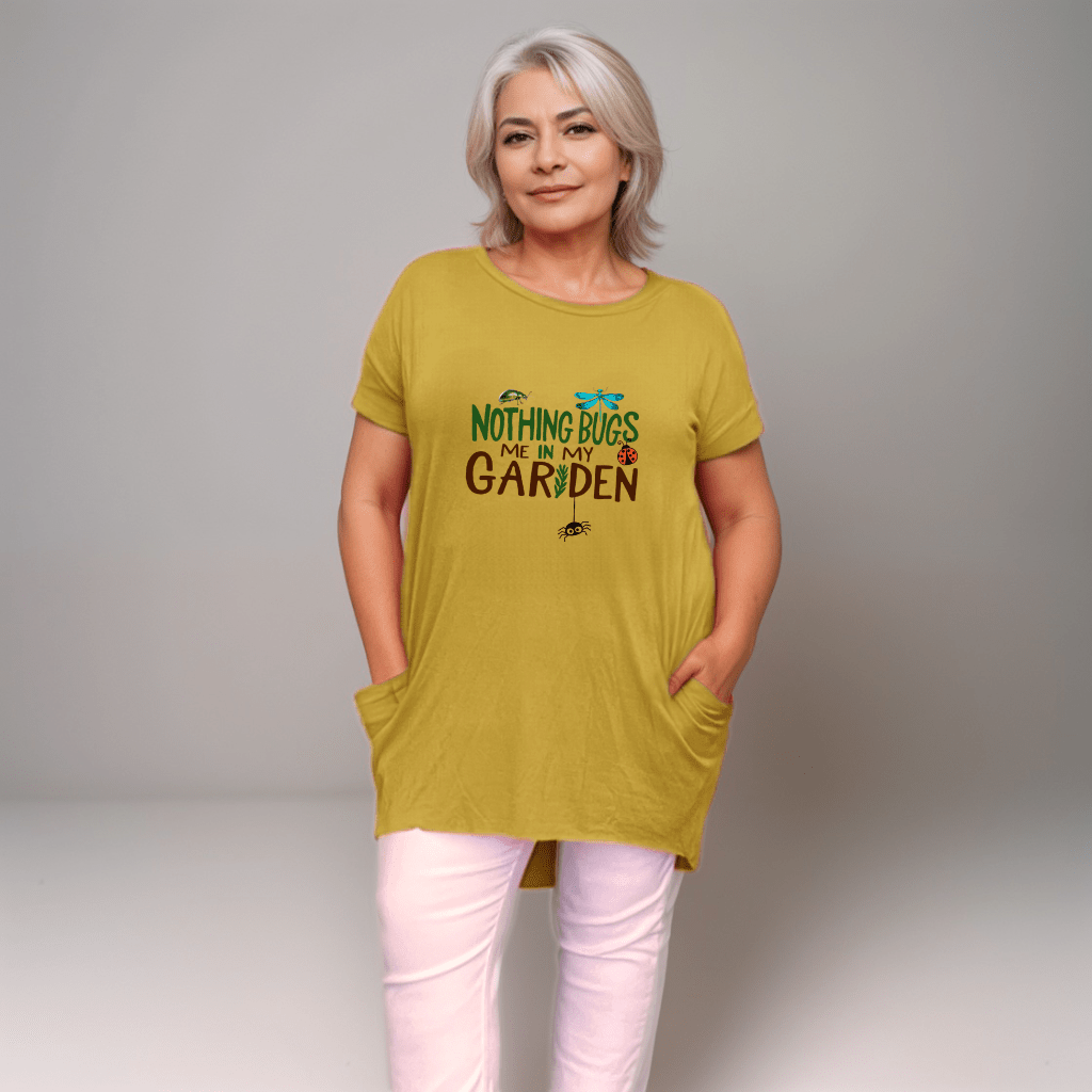 “Nothing Bugs Me” Long Pocket T-Shirt - FullFab