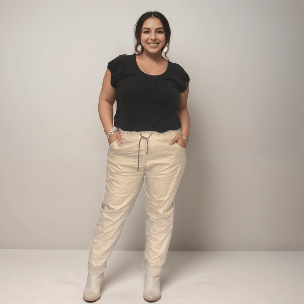 ROCKTHOSECURVES FAUX LEATHER VERY STRETCHY MAGIC TROUSERS / JEANS - FullFab