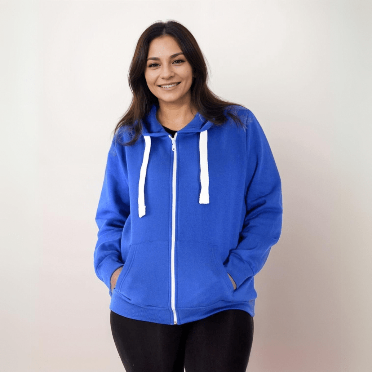 ZIP UP HOODIE PLUS SIZE JACKET - FullFab