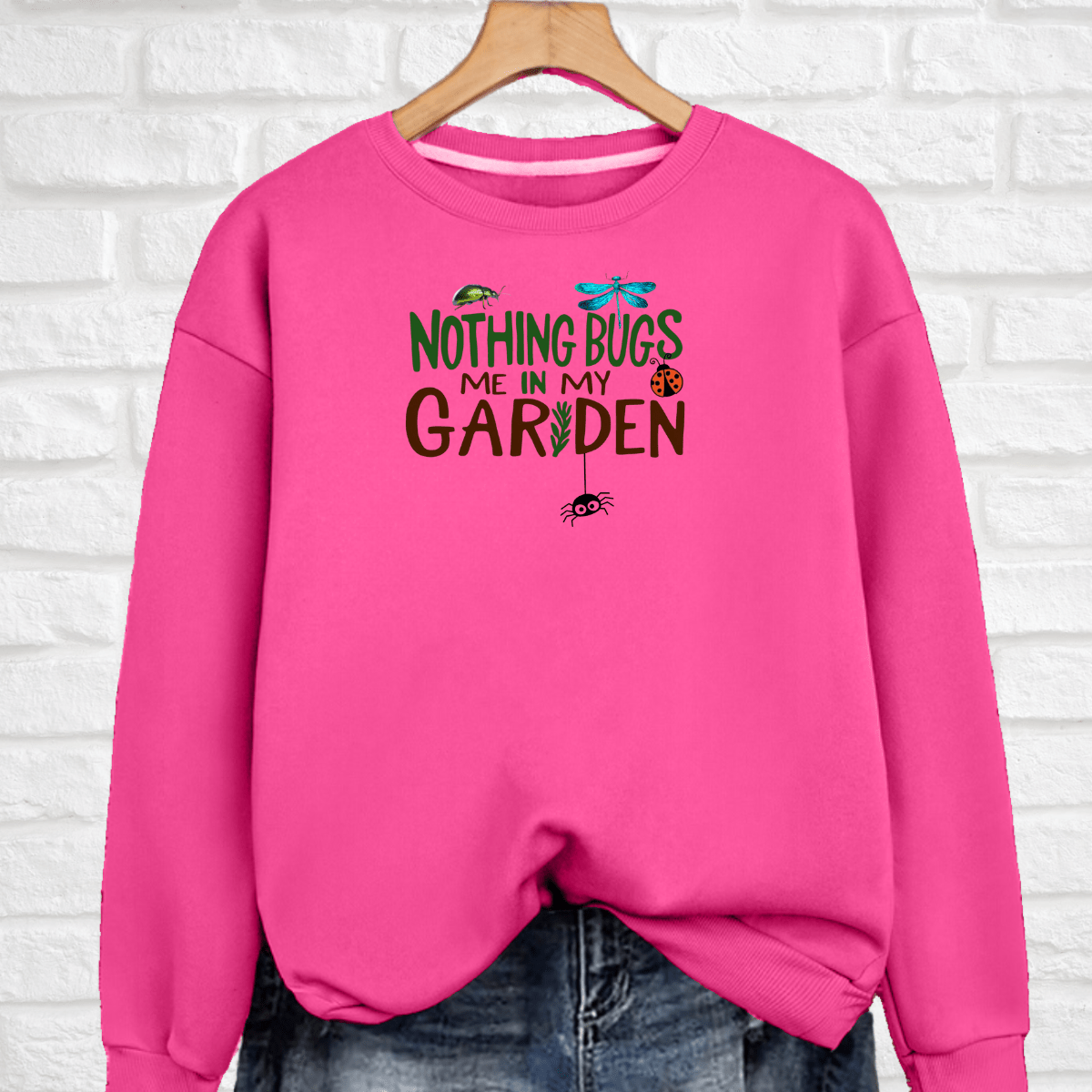 “Nothing Bugs Me in My Garden” Sweatshirt - FullFab
