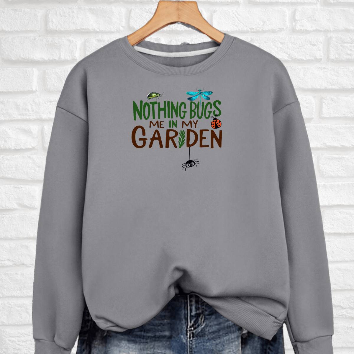 “Nothing Bugs Me in My Garden” Sweatshirt - FullFab