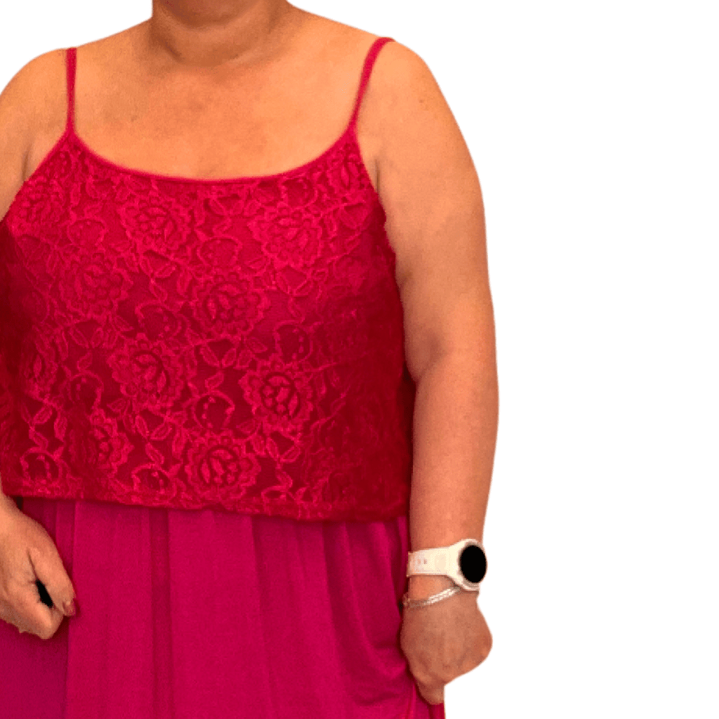 ROCKTHOSECURVES STRAPPY LACE OVERLAY MAXI DRESS - FullFab