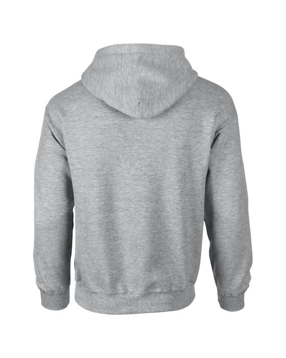 Gray Hoodie featuring a comfortable back design and adjustable hood.