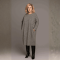 Grey Diamond Thick Pocket Dress - FullFab