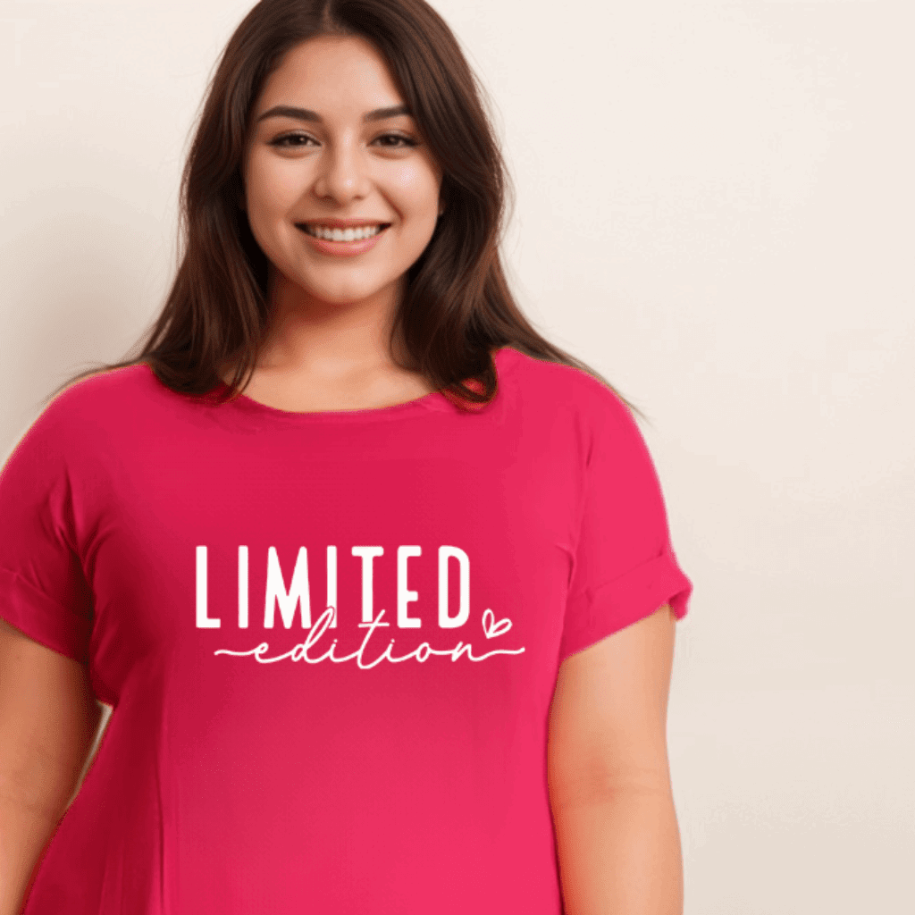 Limited-Edition Dipped-Hem T-Shirt - FullFab