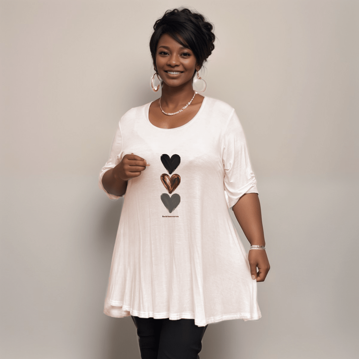 THREE HEARTS SWING TOP - FullFab
