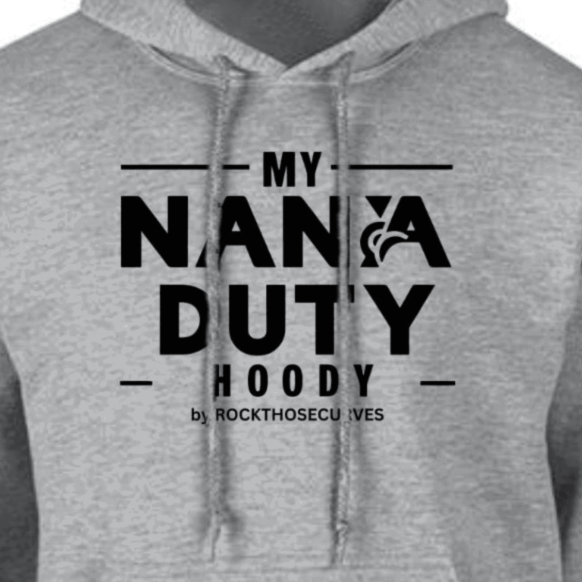 My Nana Duty Loose Fitting Hoodie - FullFab