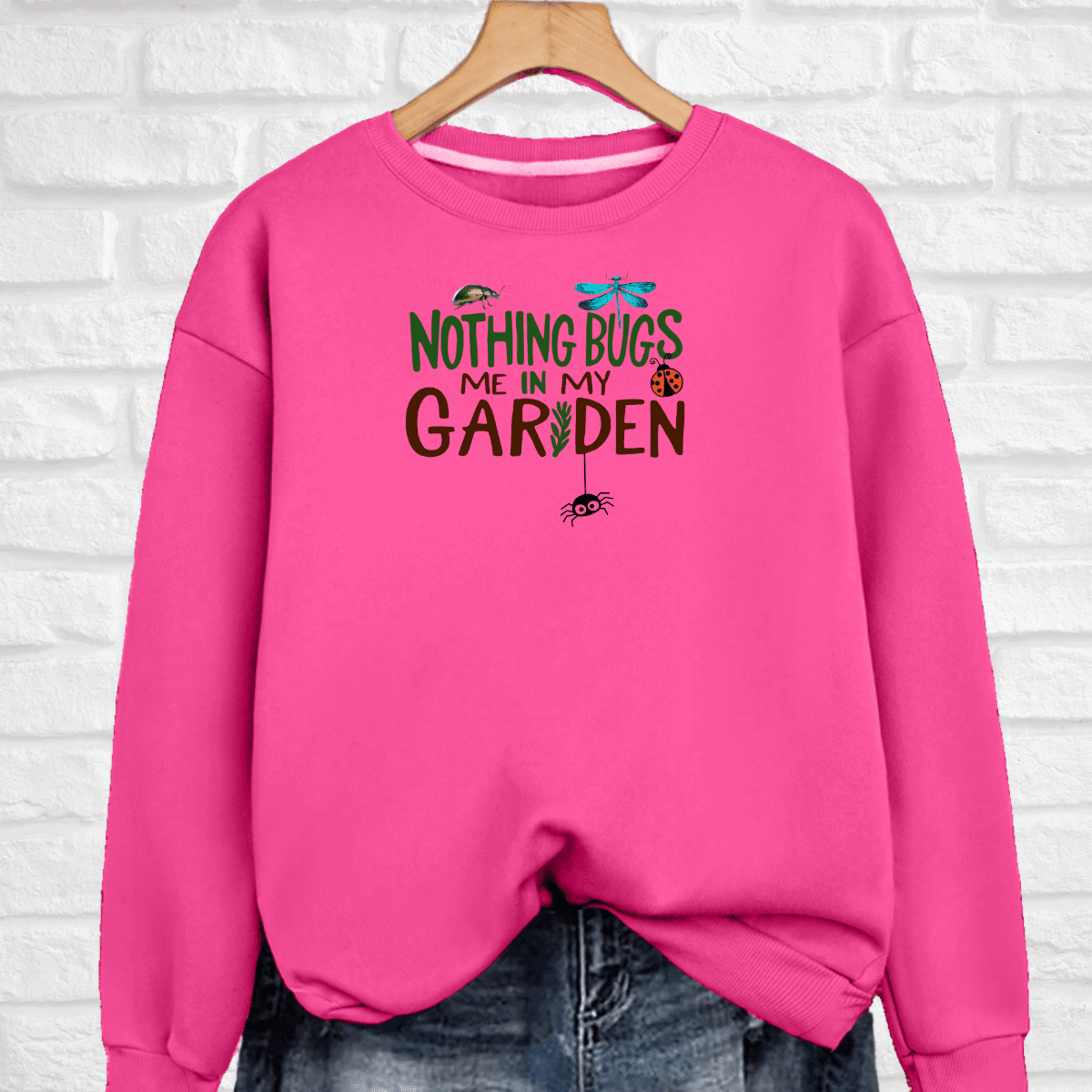 “Nothing Bugs Me in My Garden” Sweatshirt - FullFab