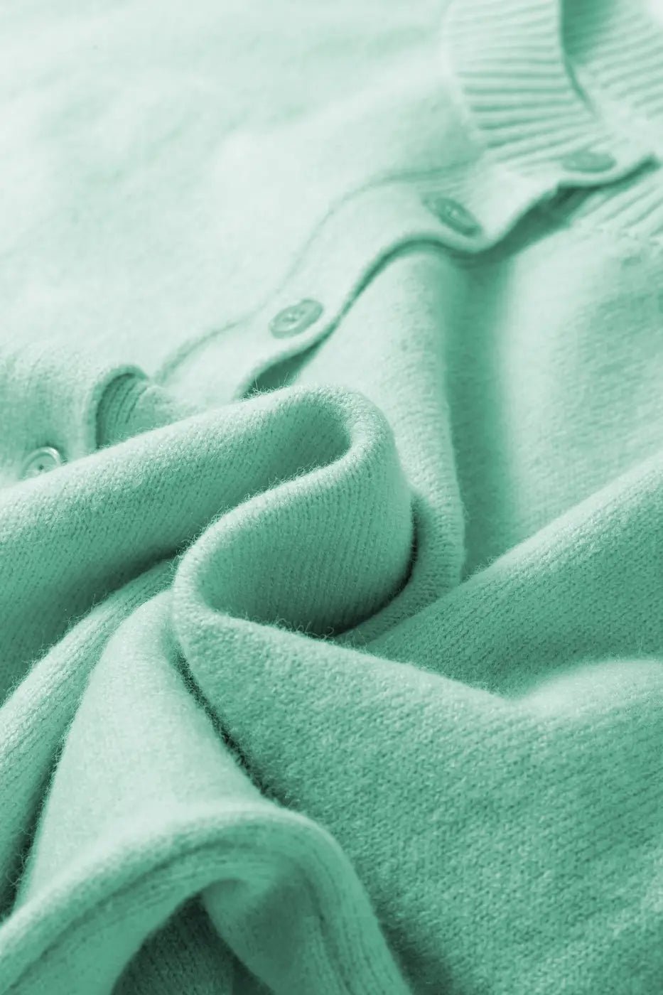 Pastel Fuzzy Knit Boxy Cardigan Women UK - FullFab
