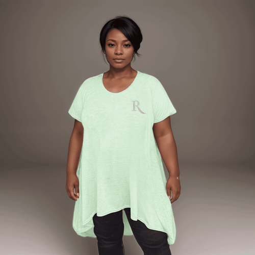 Pastel Swing Top with Diamante “R” Logo - FullFab
