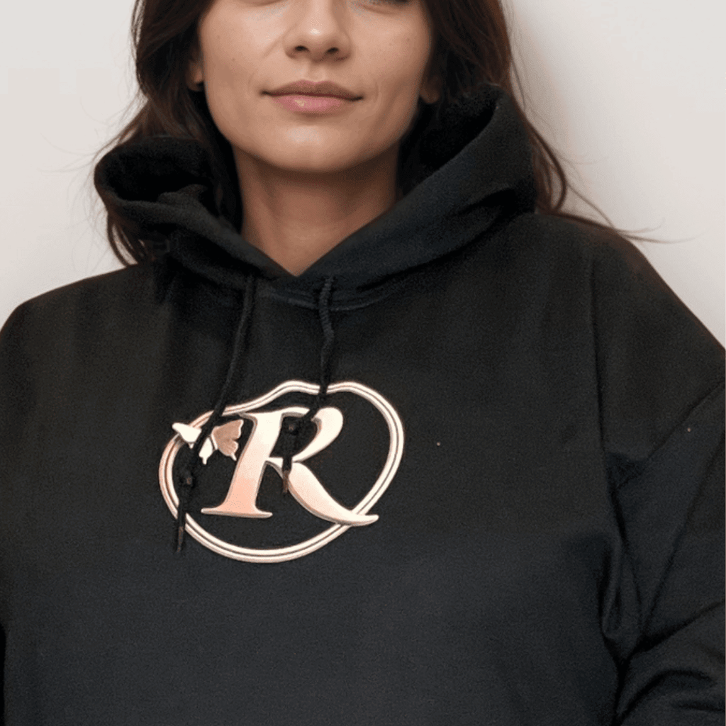 ROCKTHOSECURVES SIGNATURE R BUTTERFLY HOODIE - FullFab