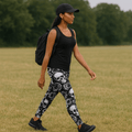 ROCKTHOSECURVES SKULLS AND ROSES HIGH WAIST LEGGINGS - FullFab