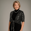 Sparkly Sequin 1/2 Sleeve Bolero / Shrug